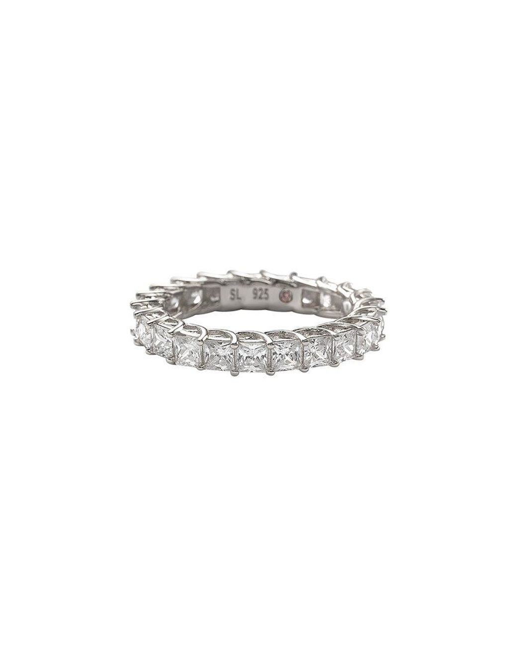 Suzy Levian CZ Jewelry White Suzy Levian Cz Eternity Ring