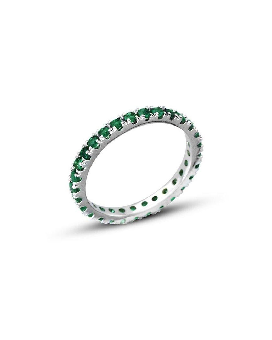 Diana M Green Fine Jewelry 14k 0.66 Ct. Tw. Emerald Eternity Ring