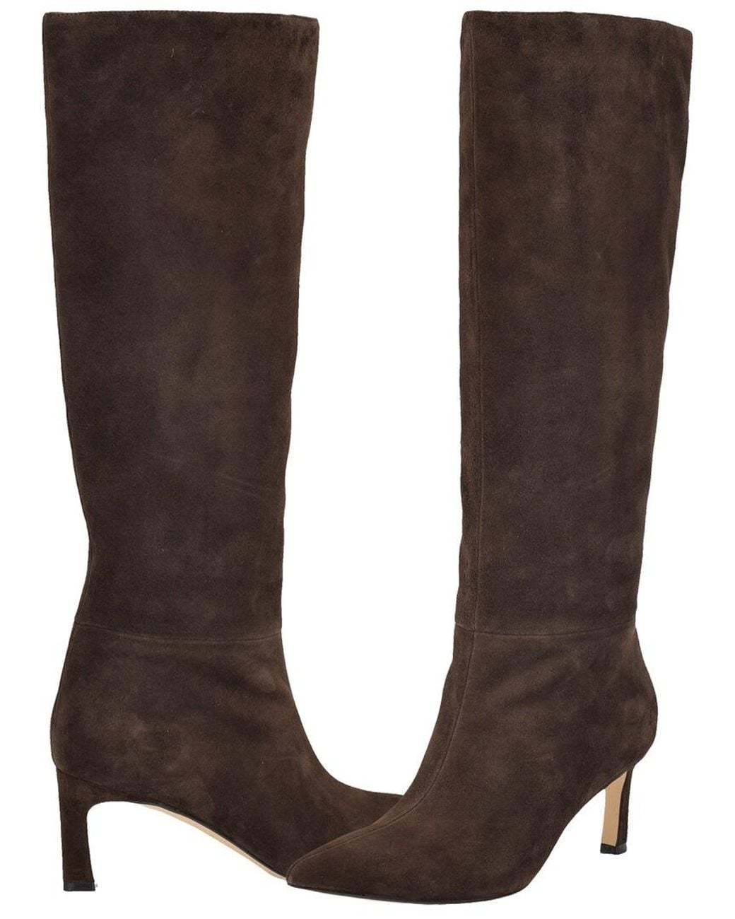 Nine West Brown Lorthey-Wc Suede Boot