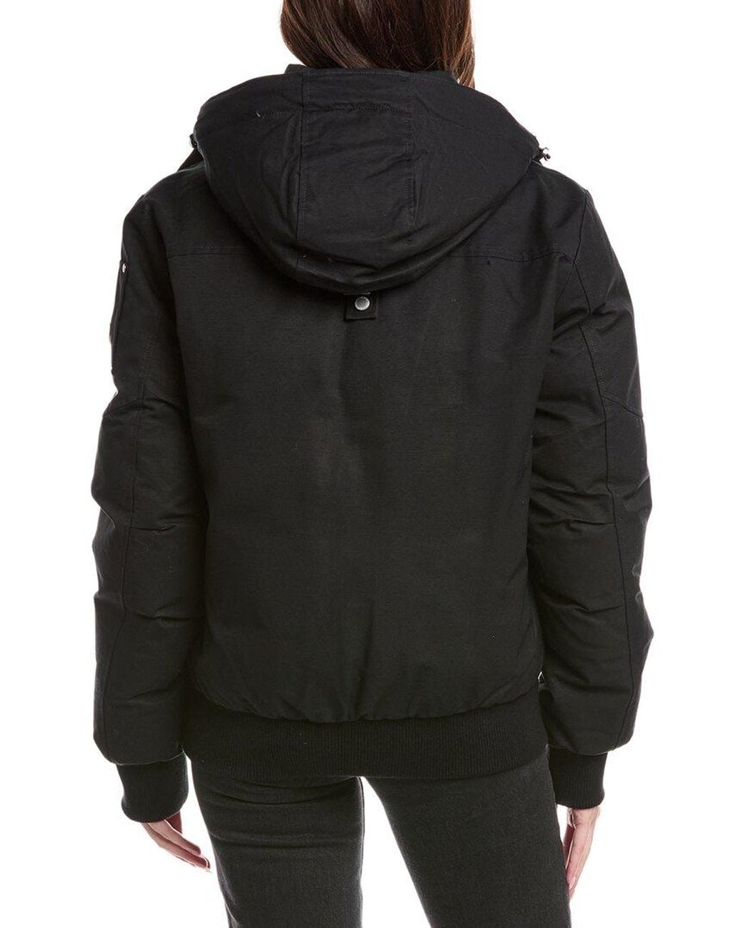 Moose Knuckles Black Down Jacket