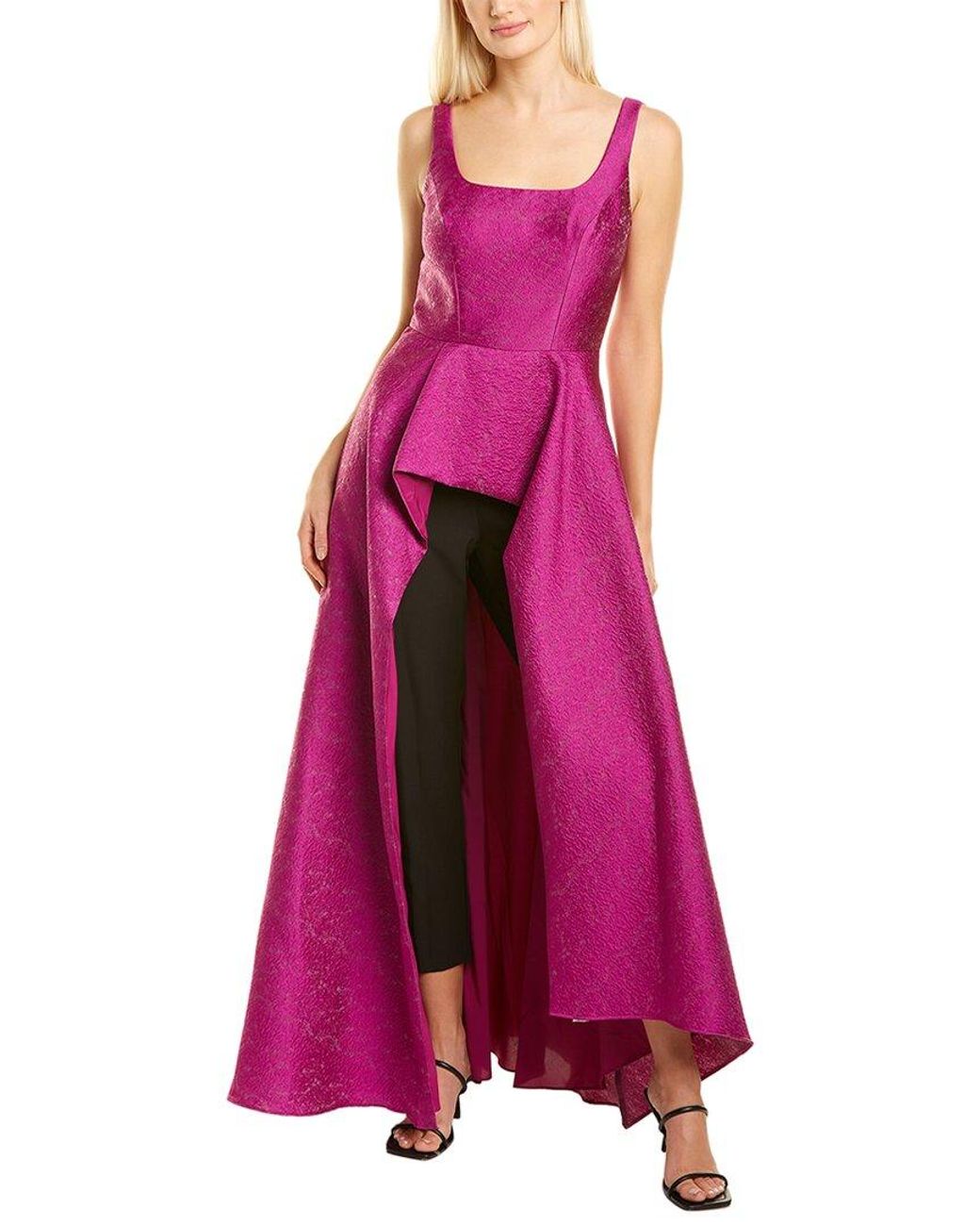Kay Unger Synthetic Walk Thru Jumpsuit 