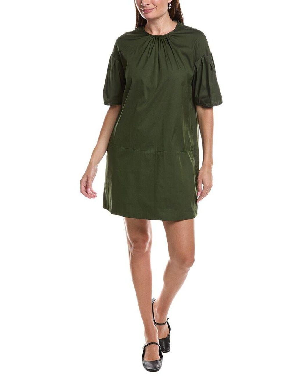 Max Mara Green Isotta Mini Dress