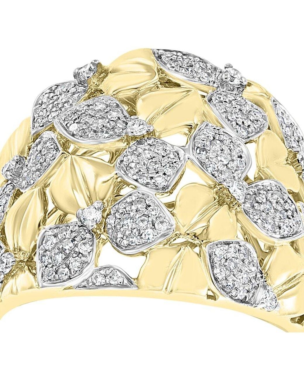 Effy Fine Jewelry Metallic 14K 0.70 Ct. Tw. Diamond Ring
