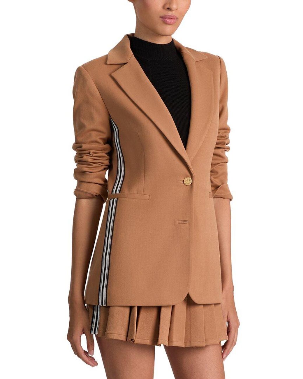 Alice + Olivia Brown Breann Blazer