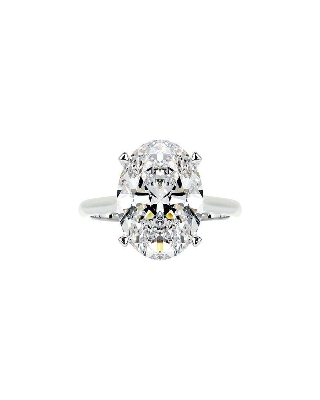 Lab Grown Diamonds White 14K 10.00 Ct. Tw. Lab-Grown Diamond Ring