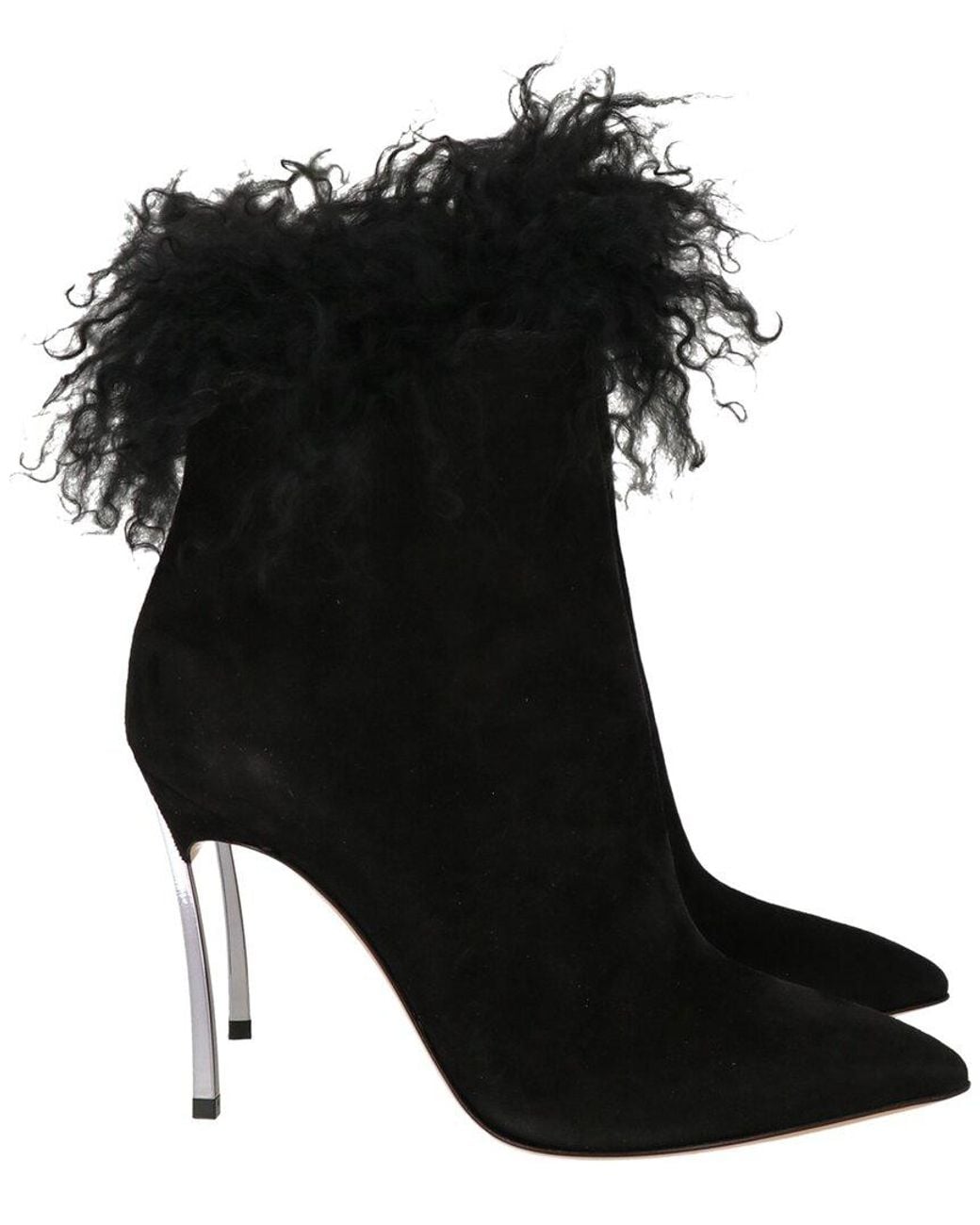 Casadei Black Superblade Leather Boot