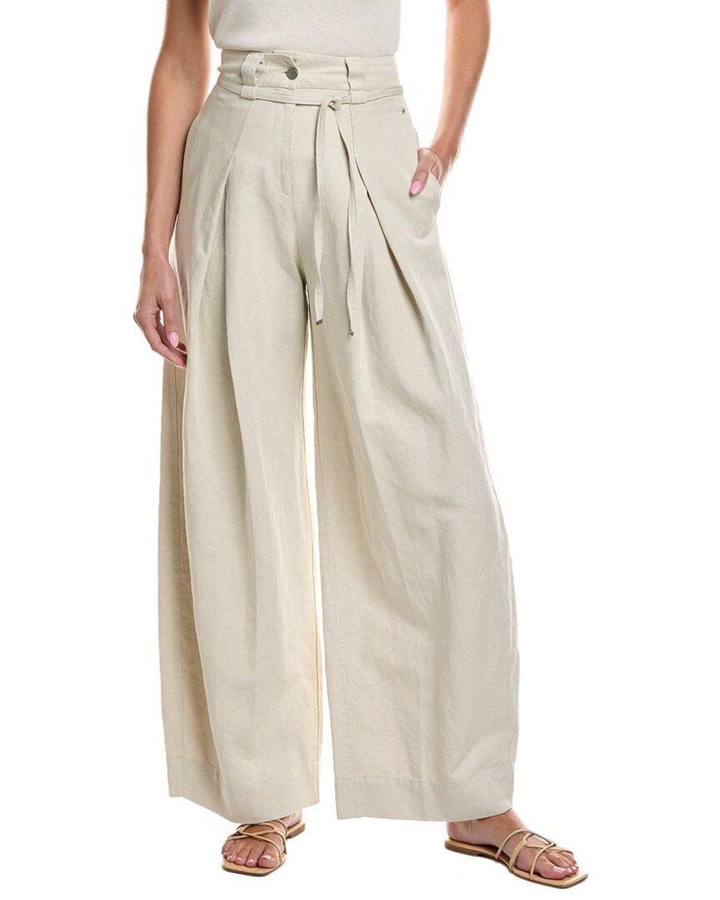 Boss Natural Boss Tamoura Linen-Blend Pant