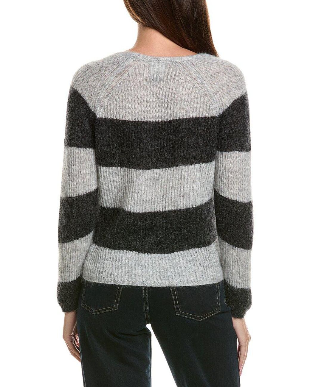 Max Mara Gray Mm By Ricetta Mohair-Blend Sweater