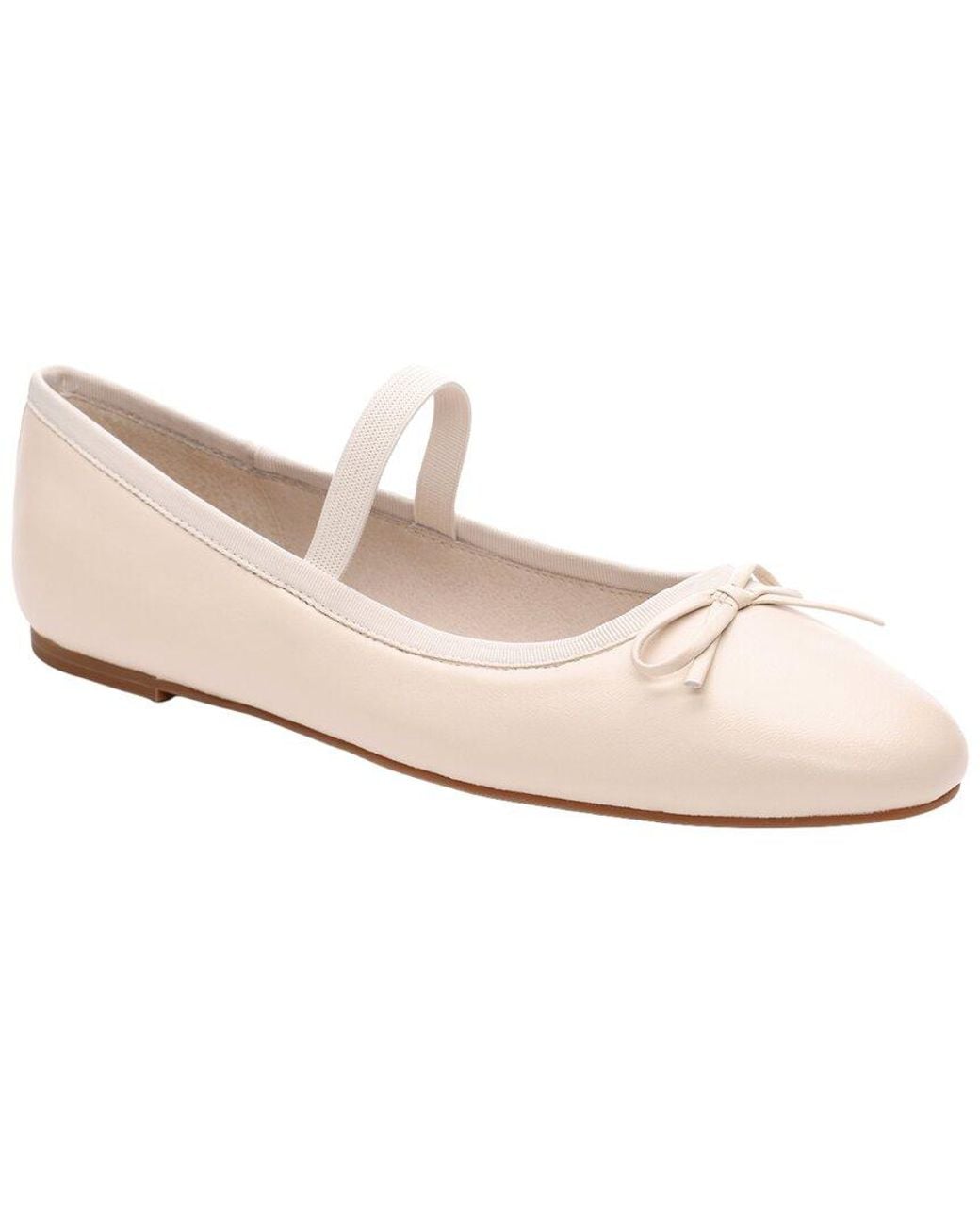 Sanctuary White Facile Leather Flat