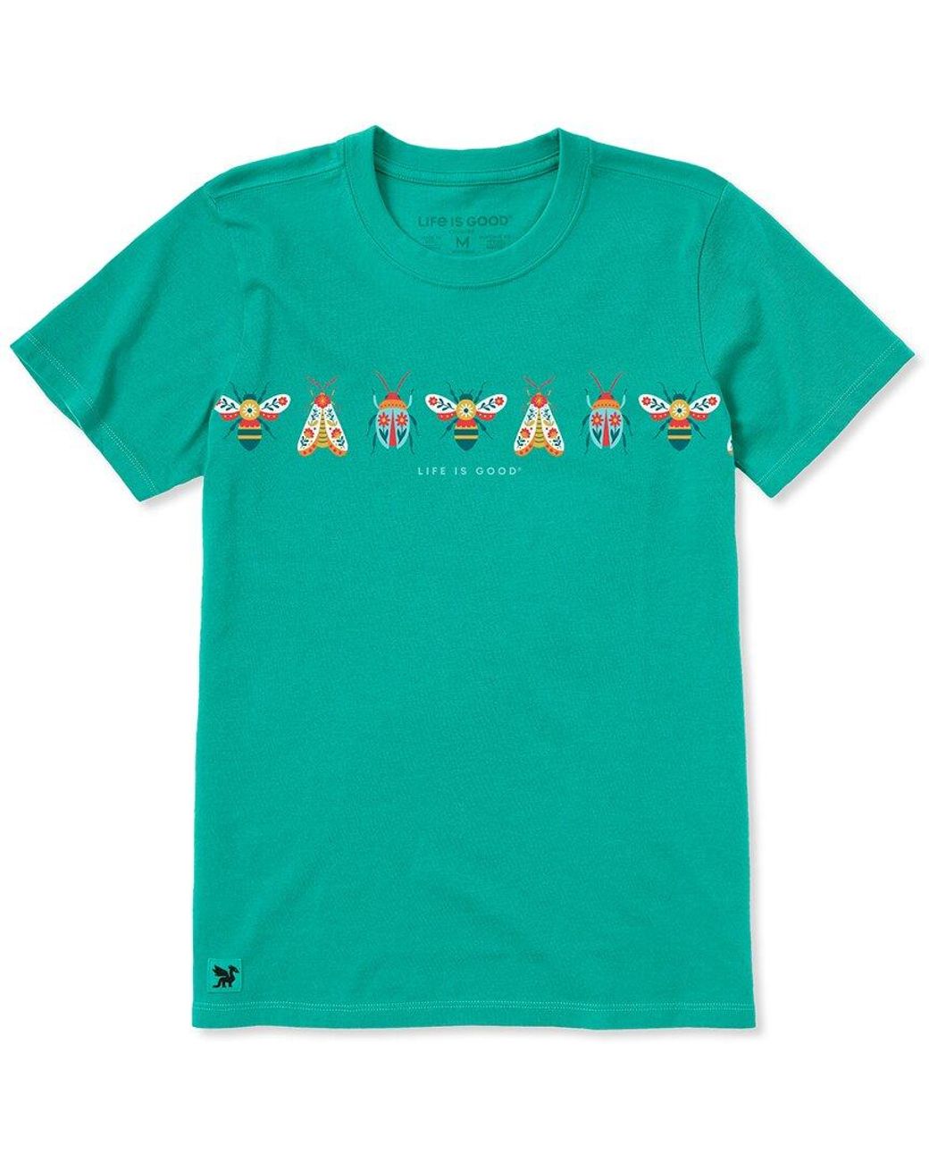 Life Is Good. Green Crusher T-Shirt