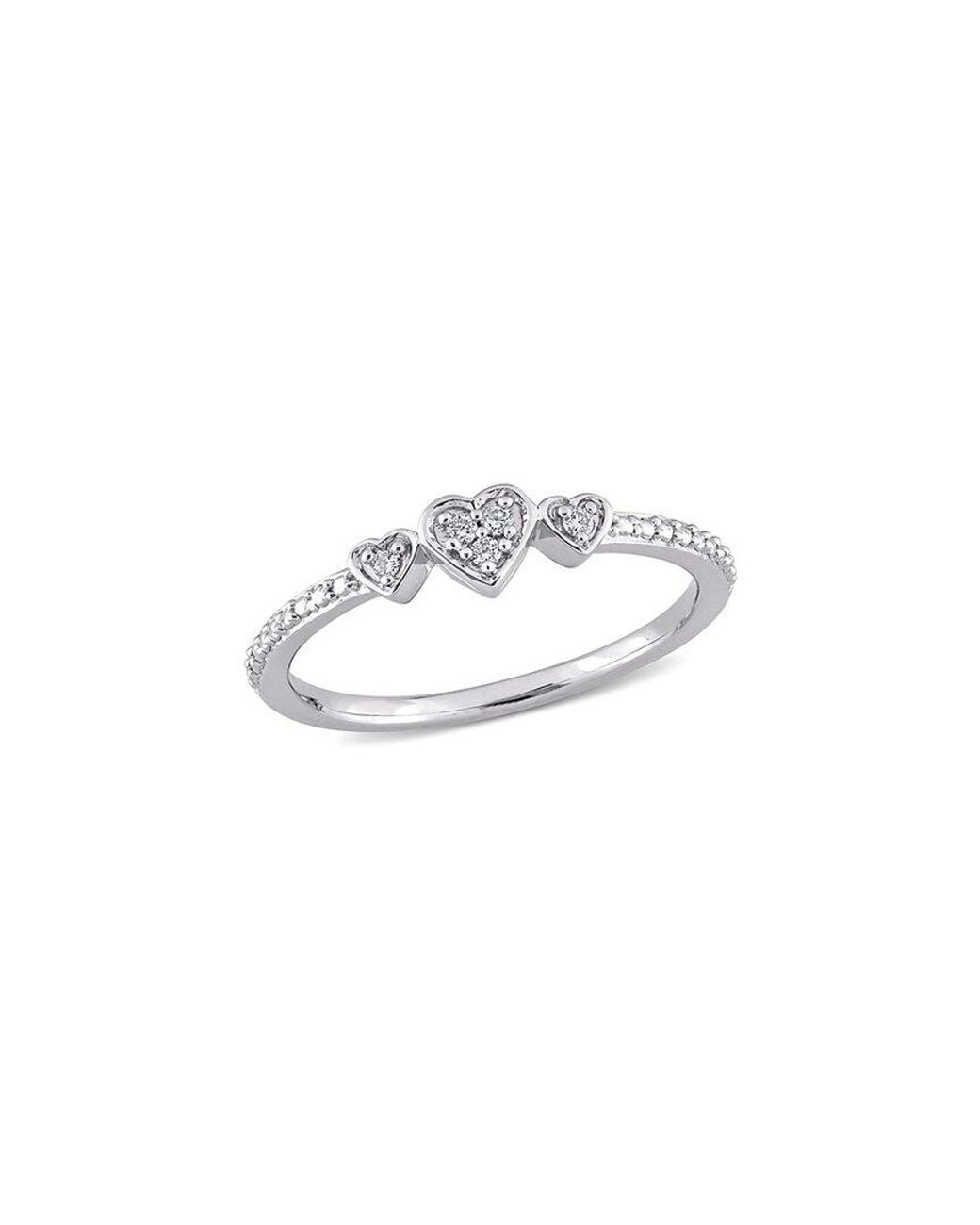 Rina Limor White 0.05 Ct. Tw. Diamond Ring