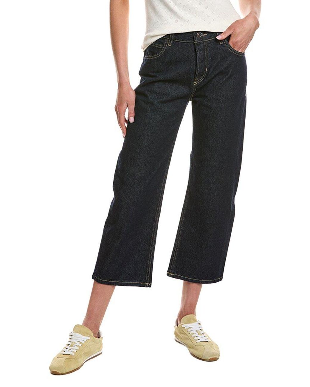 Free People Black Deep Trance Dropped Boyfriend Jean