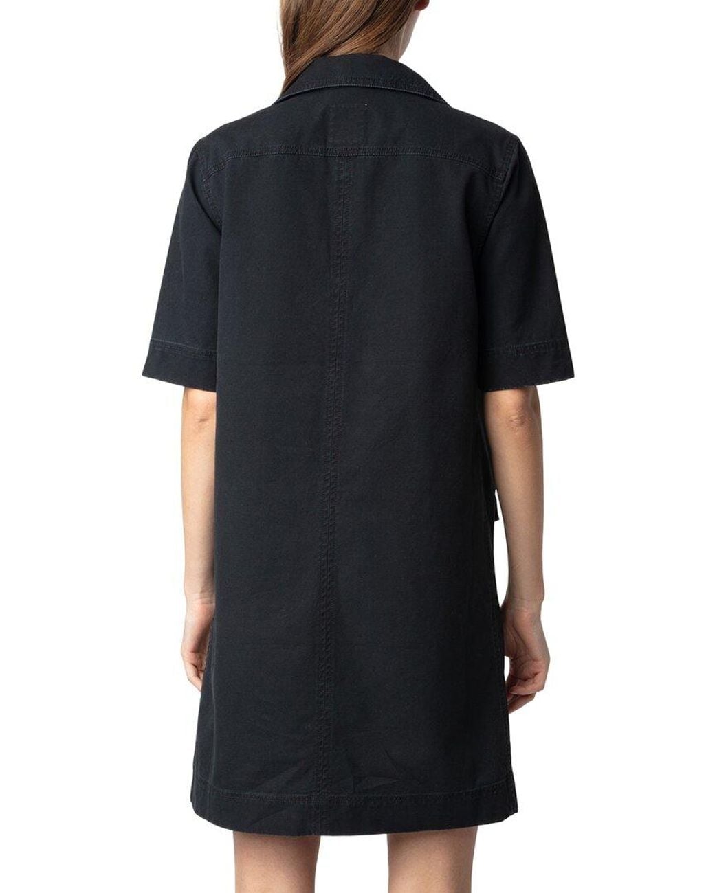 Zadig & Voltaire Black Record Utility Dress