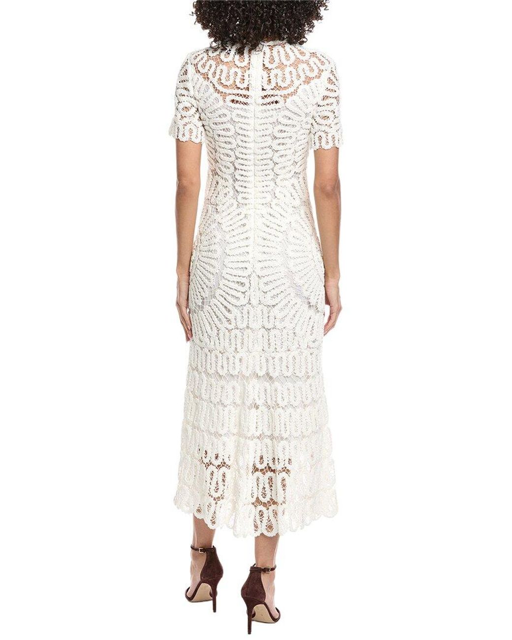 Jonathan Simkhai White Lorelai Midi Dress