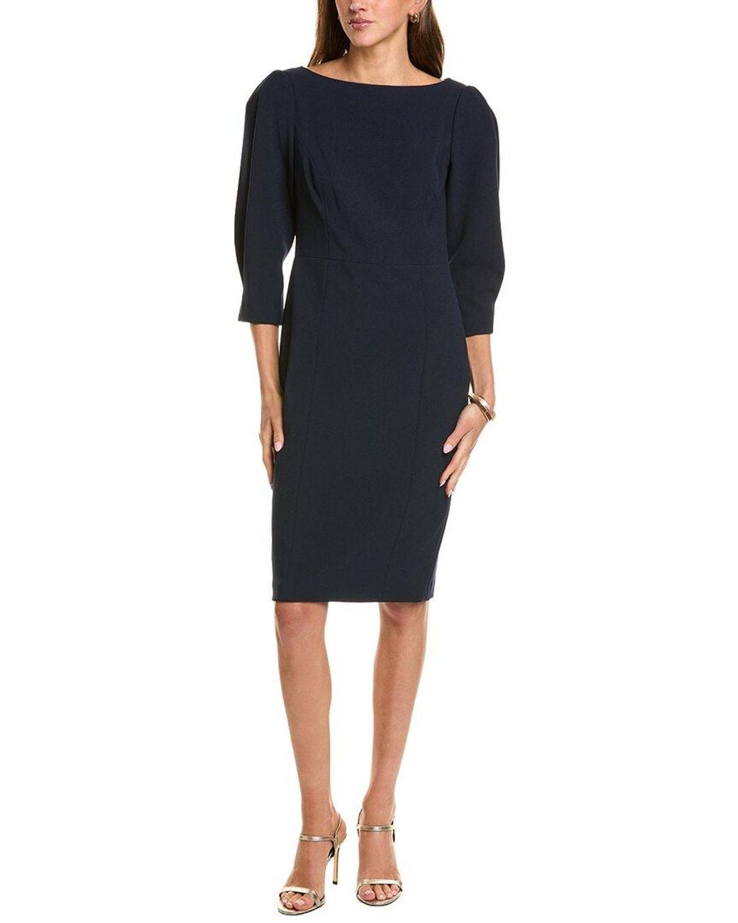 Eliza J Black Sheath Dress