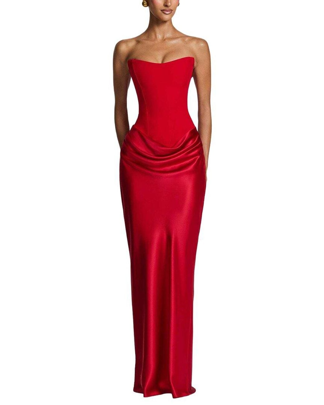 LOEY Red Maxi Dress