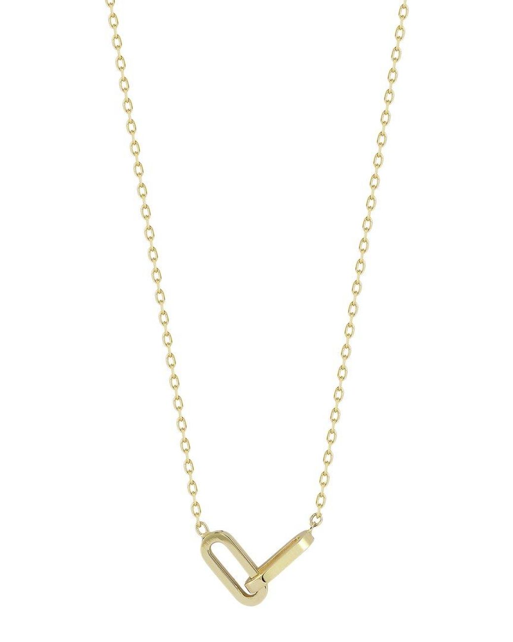 Ember Fine Jewelry Metallic 14k Link Necklace