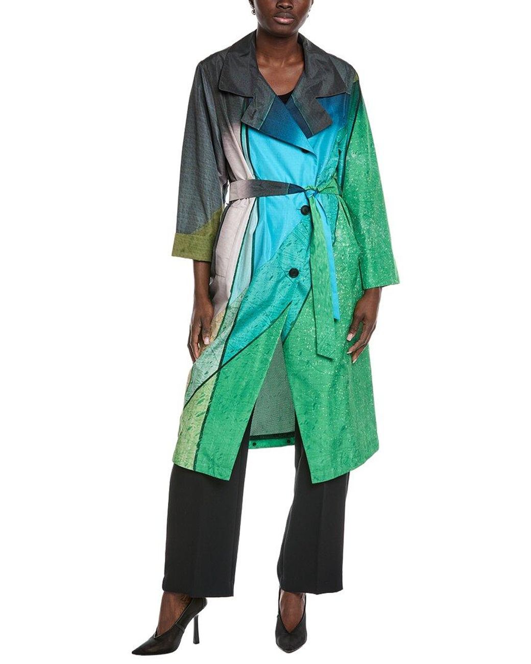 Akris Green Fama Midi Shirtdress
