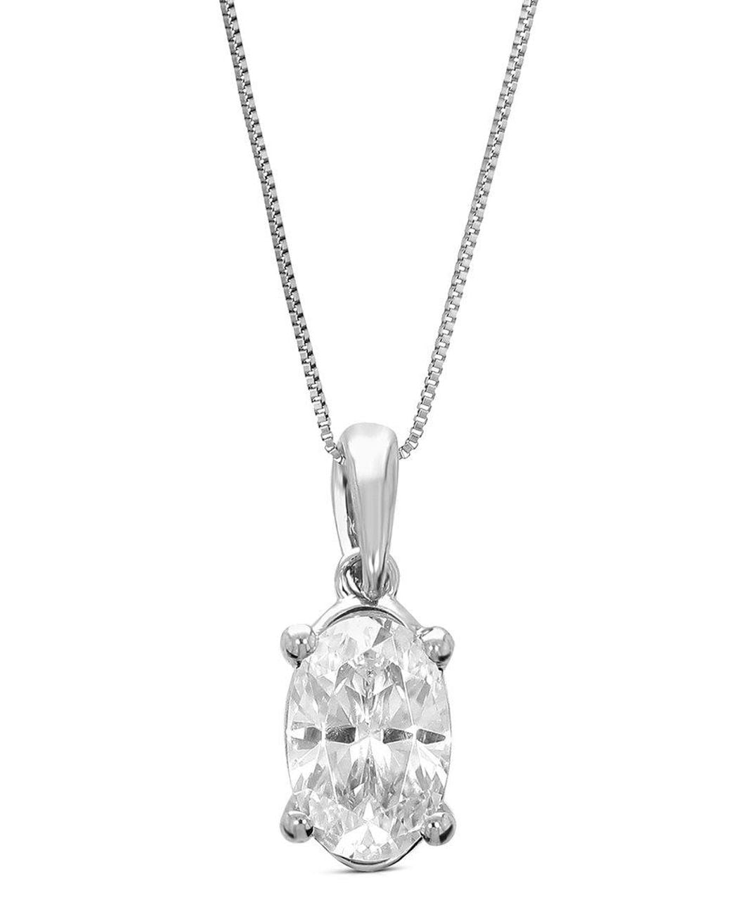 Amairah White 14K 0.66 Ct. Tw. Lab-Grown Diamond Pendant Necklace