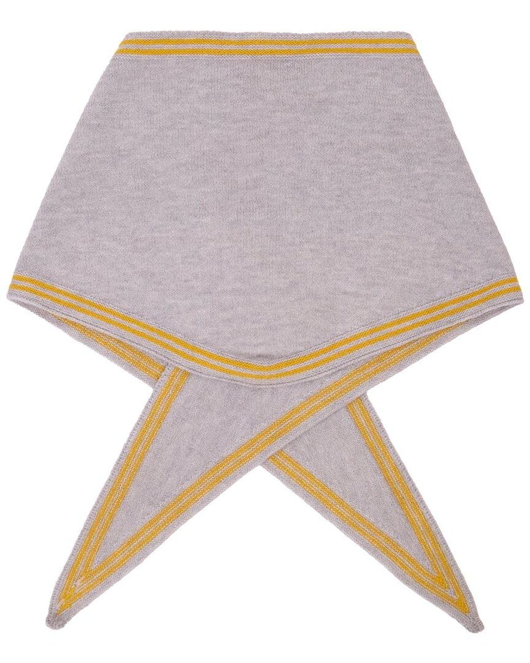 Saachi Gray Solid Triangle Scarf