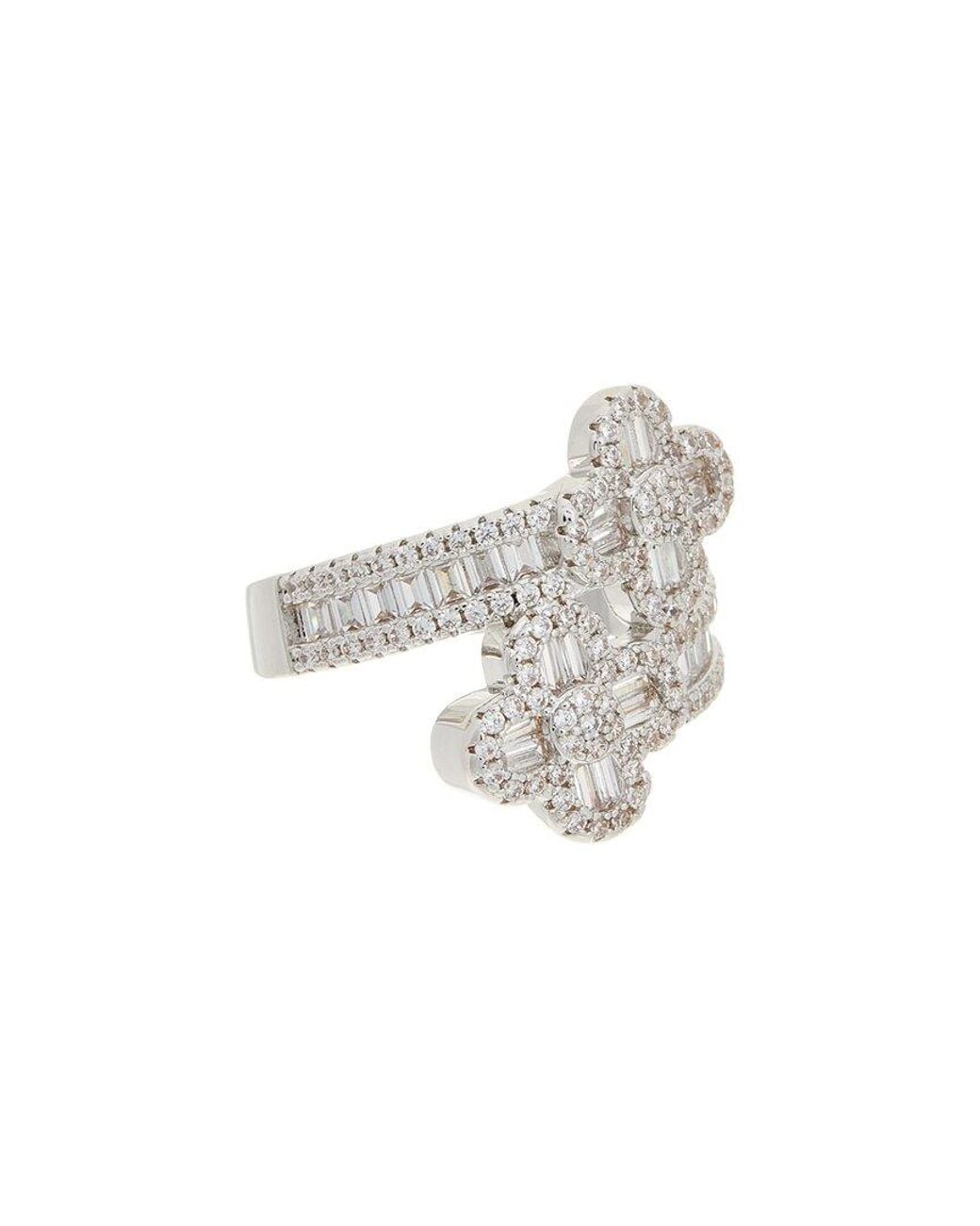 Juvell White 18K Plated Cz Ring