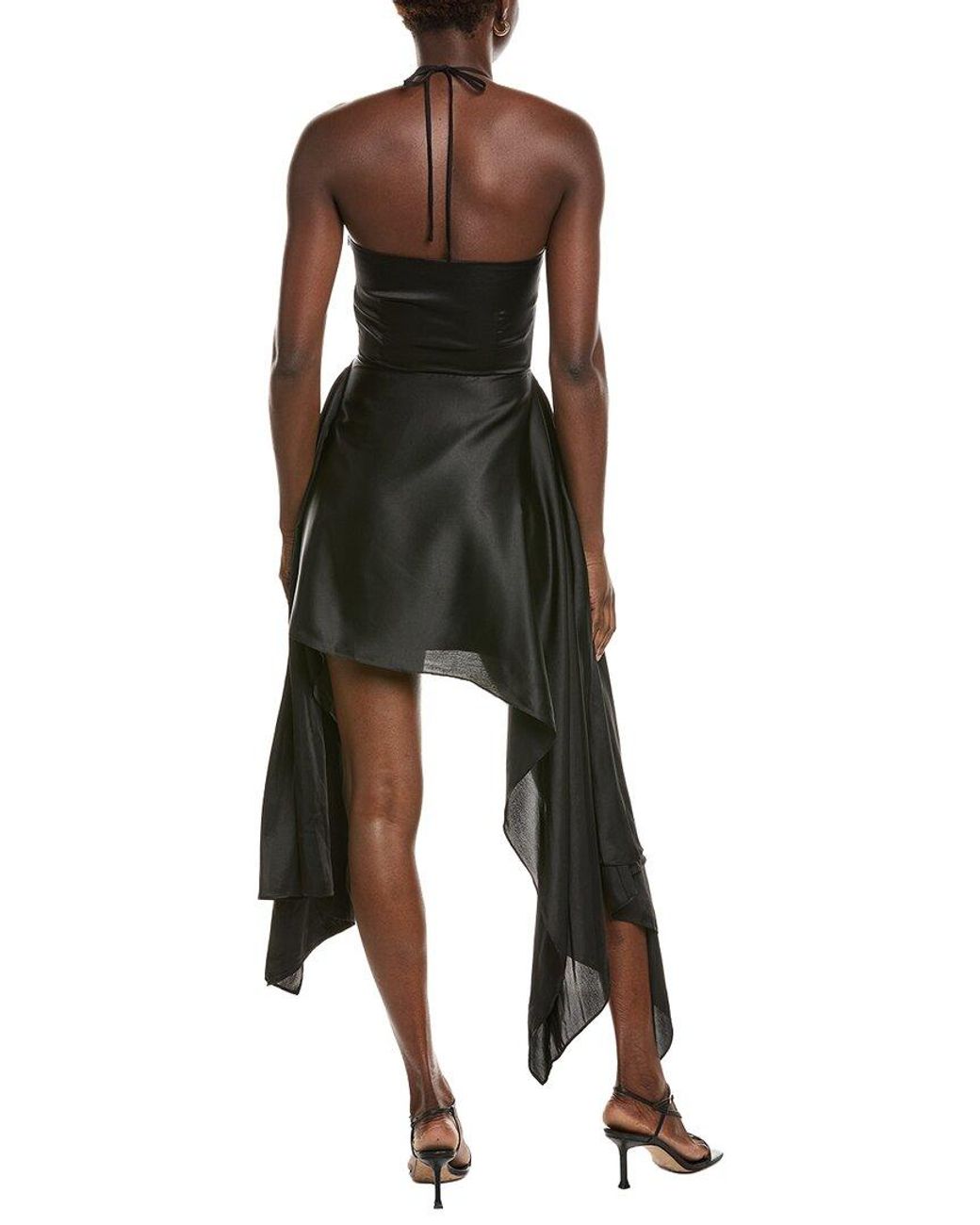 Azeeza Black Pooja Mini Dress