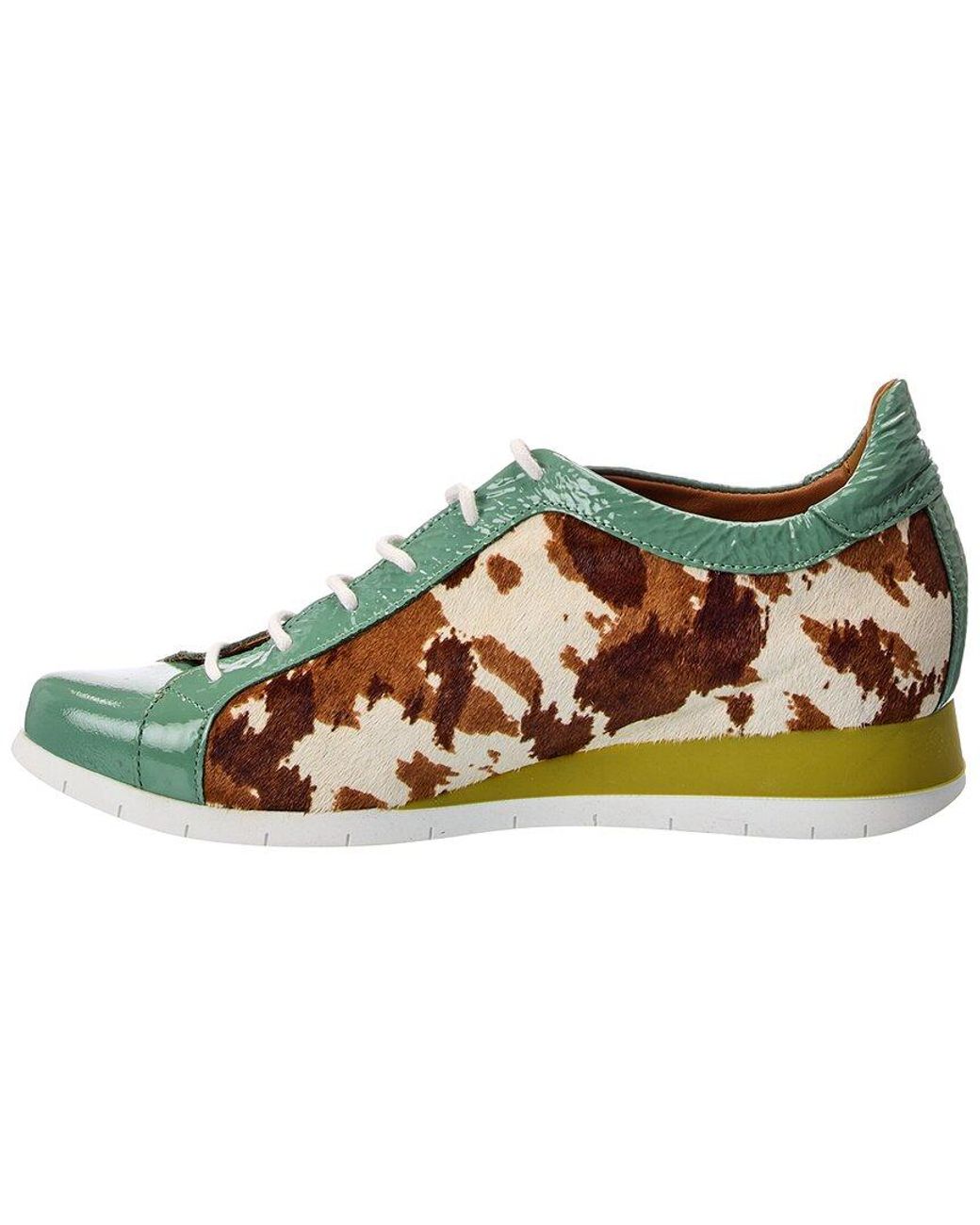 Arche Green Sitwo Haircalf & Patent Sneaker