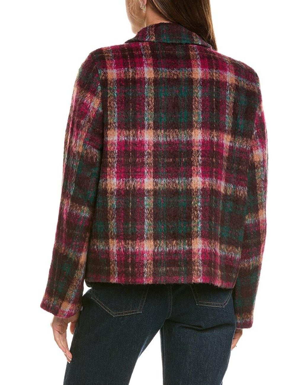 Scotch & Soda Red Skye Brushed Jacket