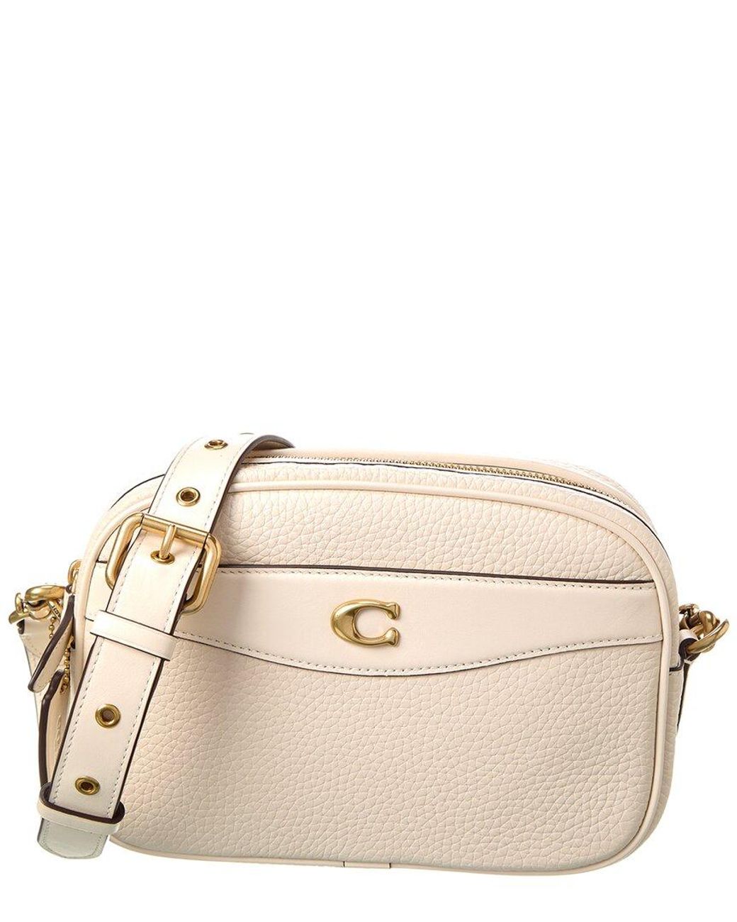 COACH Soft Pebble Leather Camera Bag