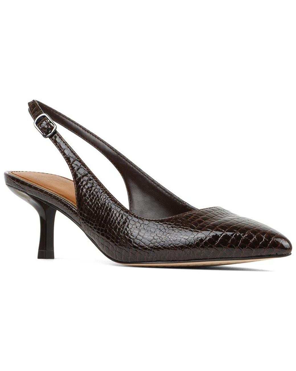Donald J Pliner Brown Casie Slingback