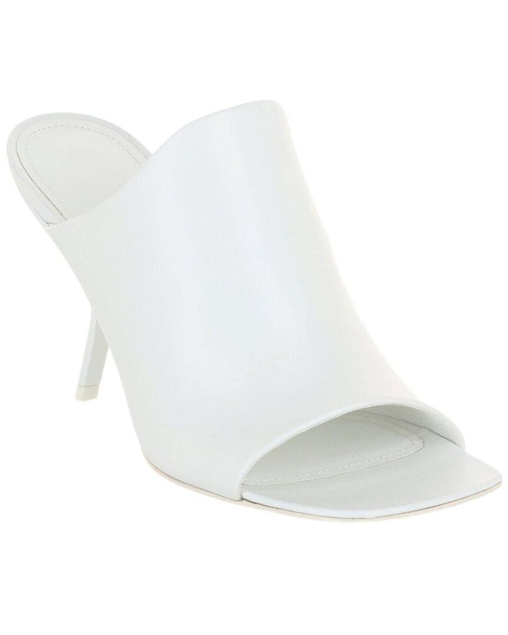 Ferragamo White Era Leather Mule