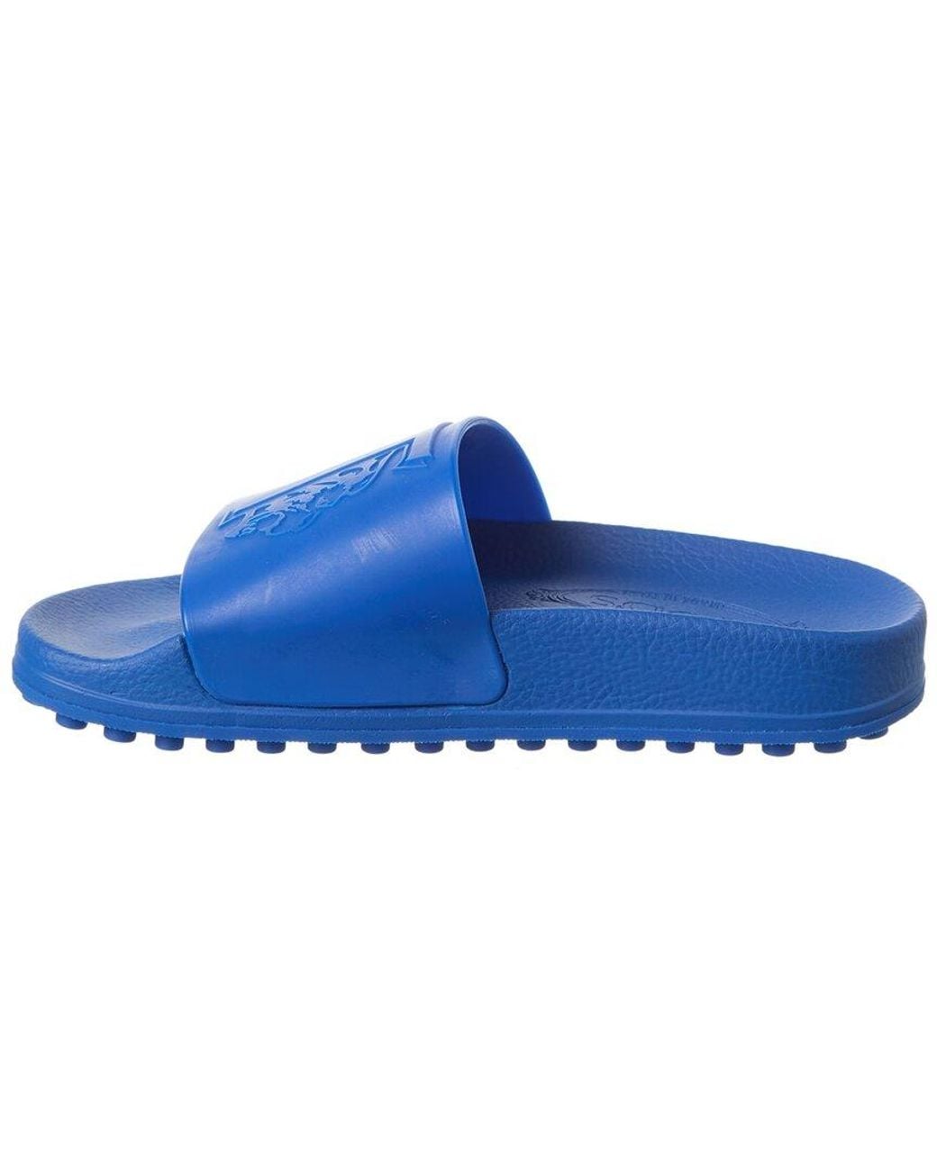 Tod's Blue Gomma Rubber Slide