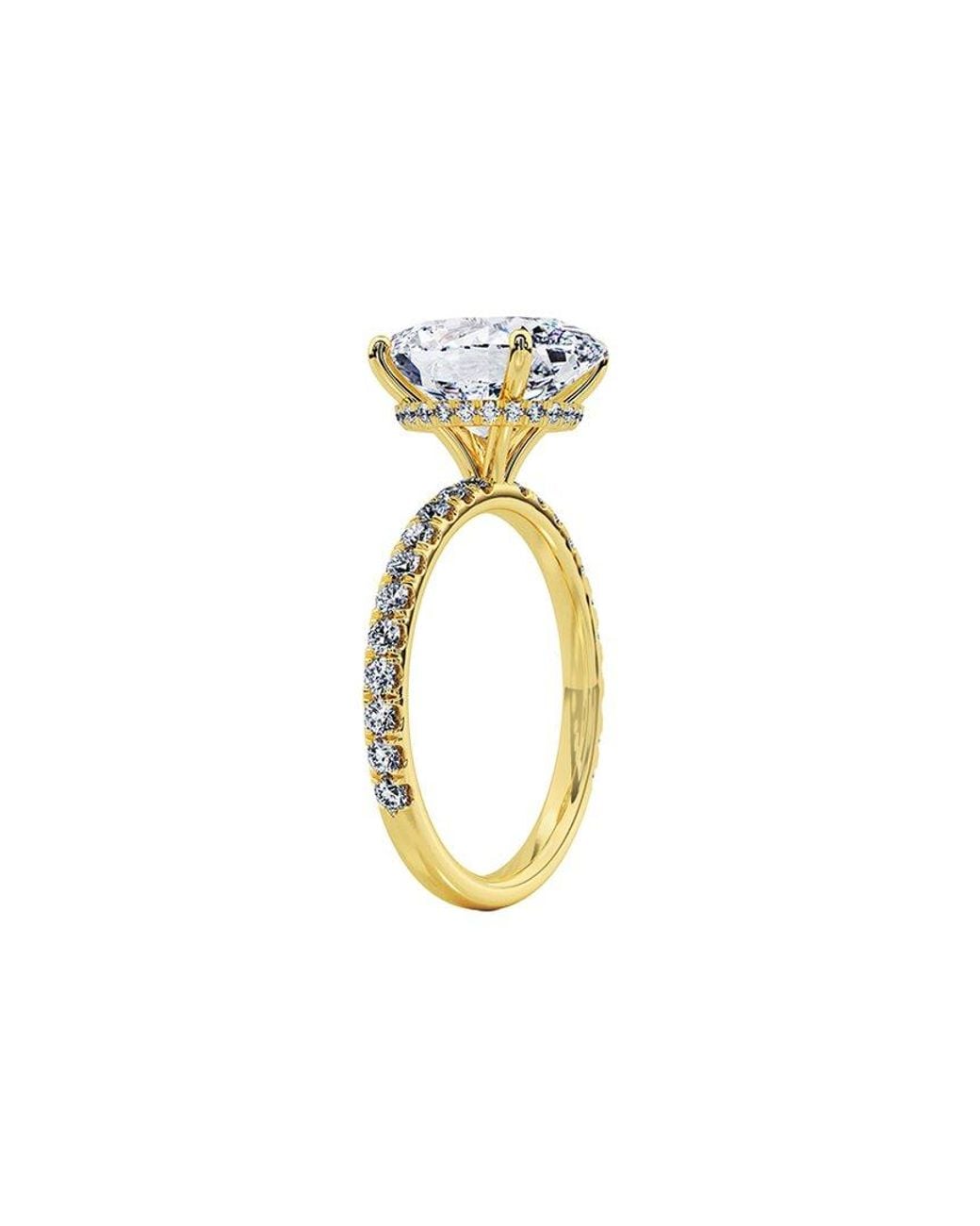 Lab Grown Diamonds White 14K 3.50 Ct. Tw. Lab-Grown Diamond Ring