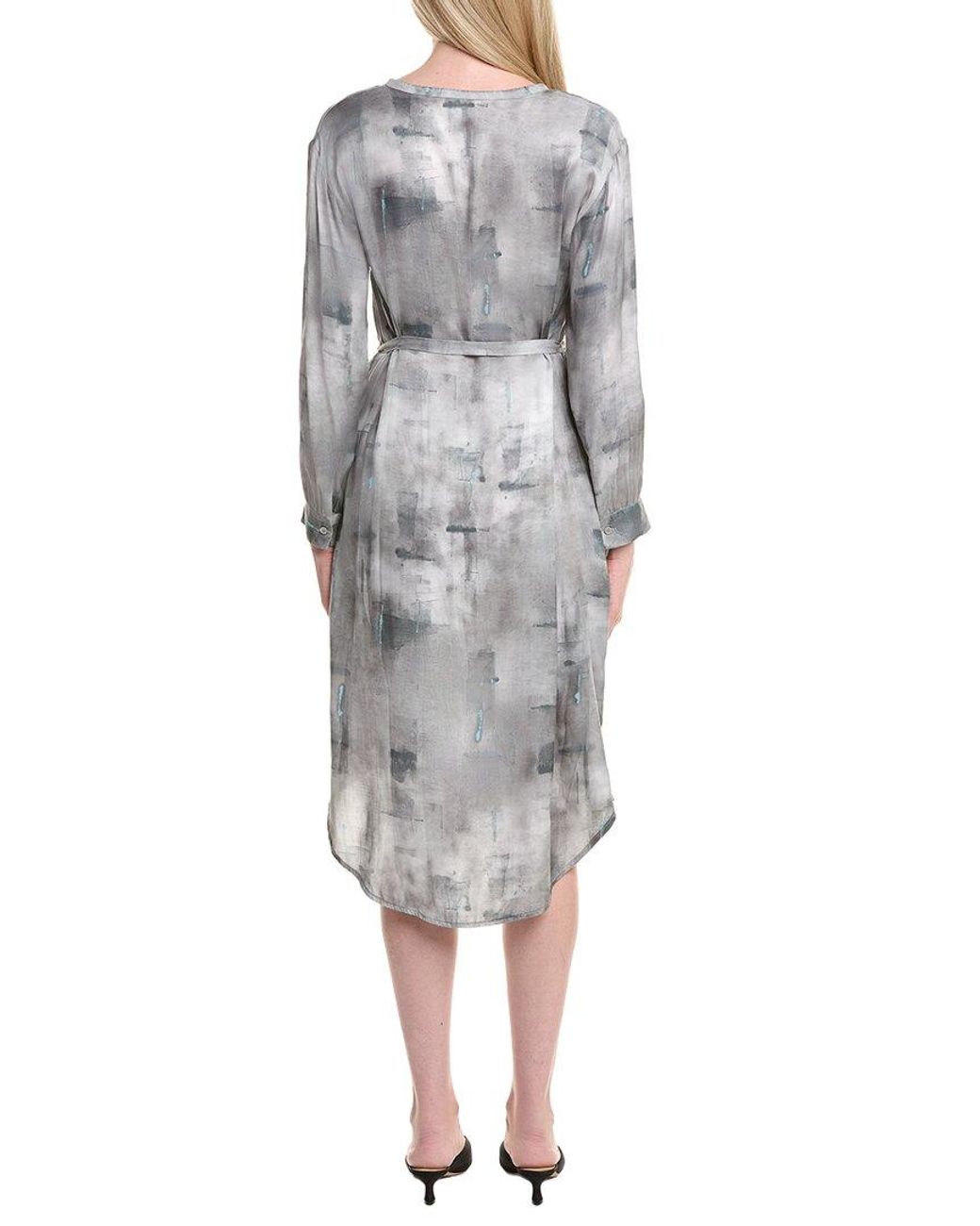 Peserico Gray Midi Dress