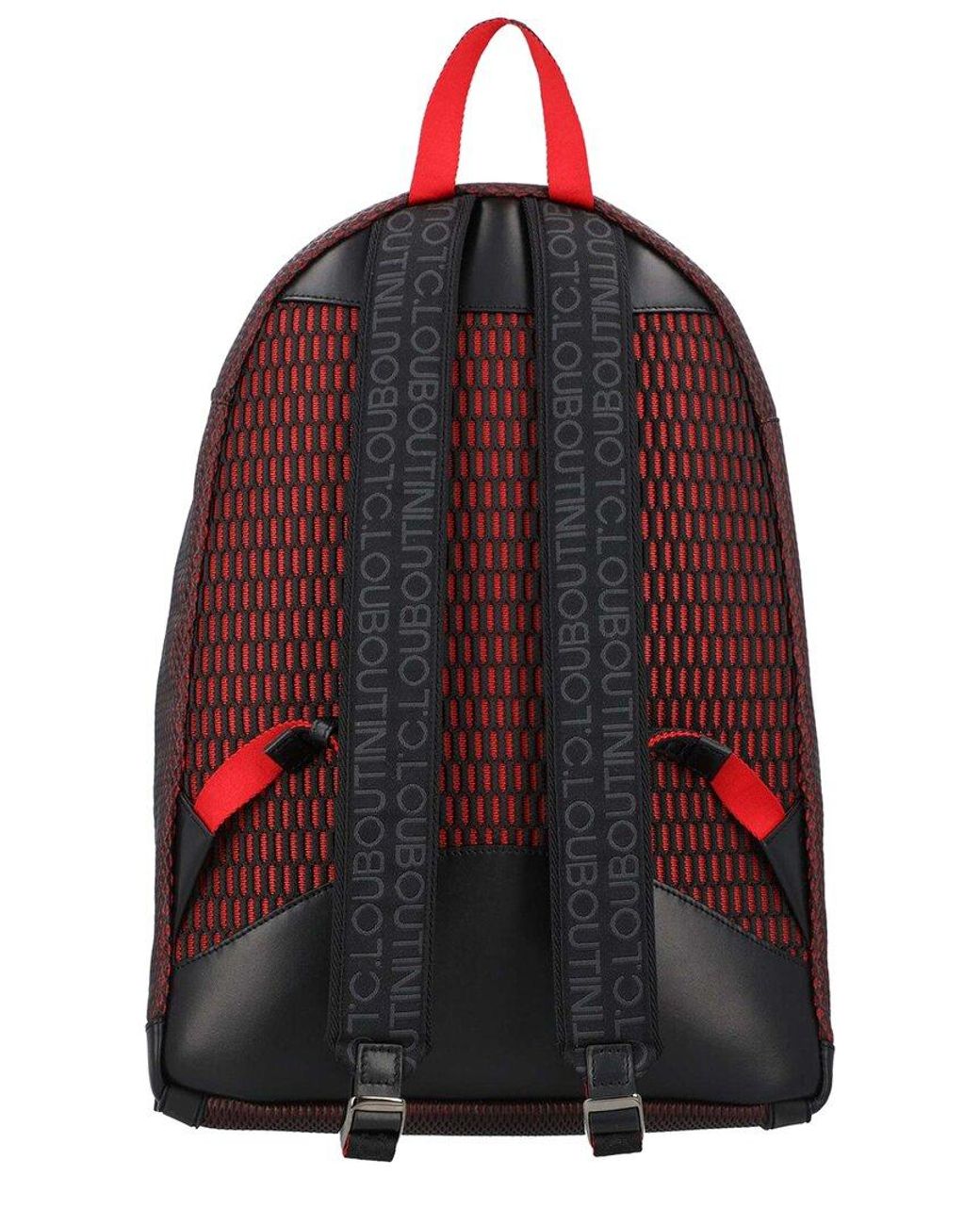 Christian Louboutin Black Leather Backparis Backpack, Never Carried (Authentic Pre-Loved)