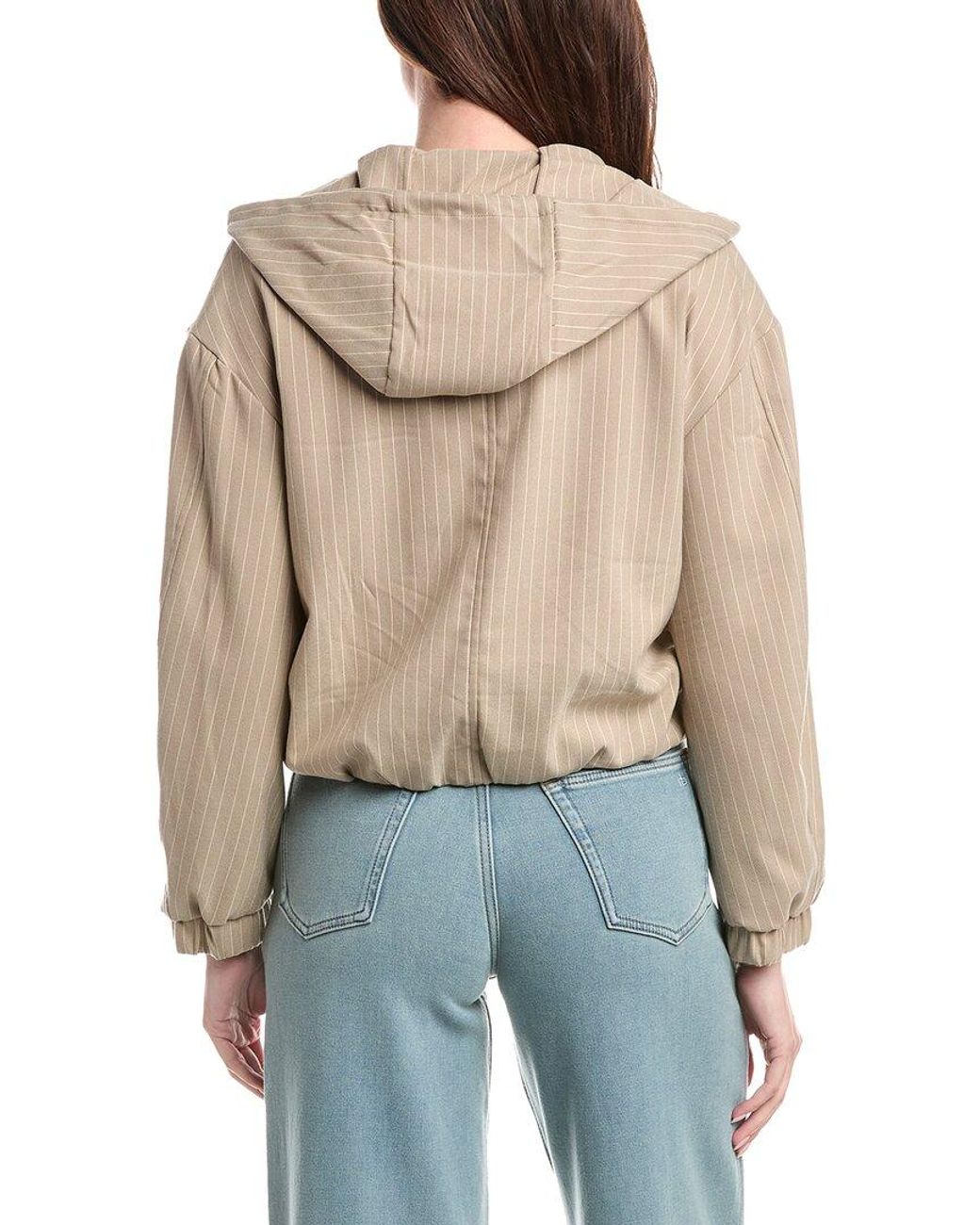 Vince Camuto Blue Hooded Jacket