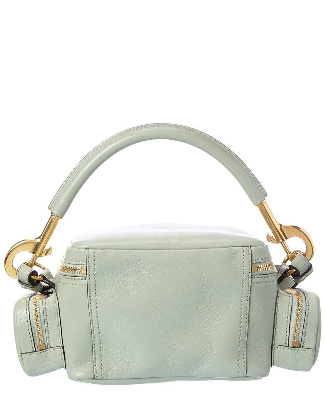 Chloé Metallic Marcie Small Leather Shoulder Bag