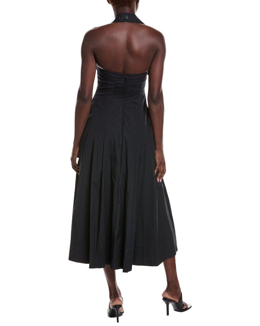 A.L.C. Black Natalie Midi Dress