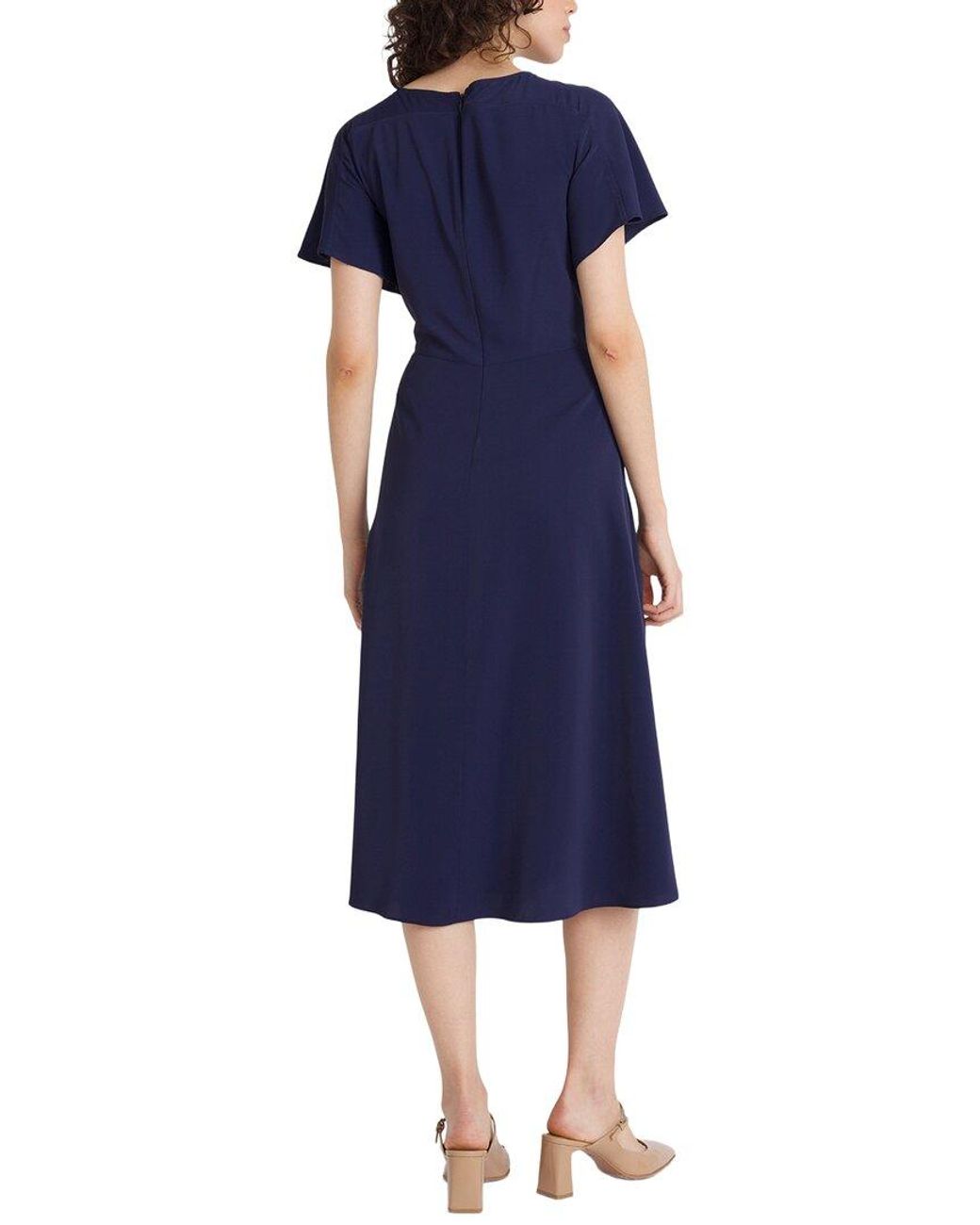 Luxely Blue Midi Dress