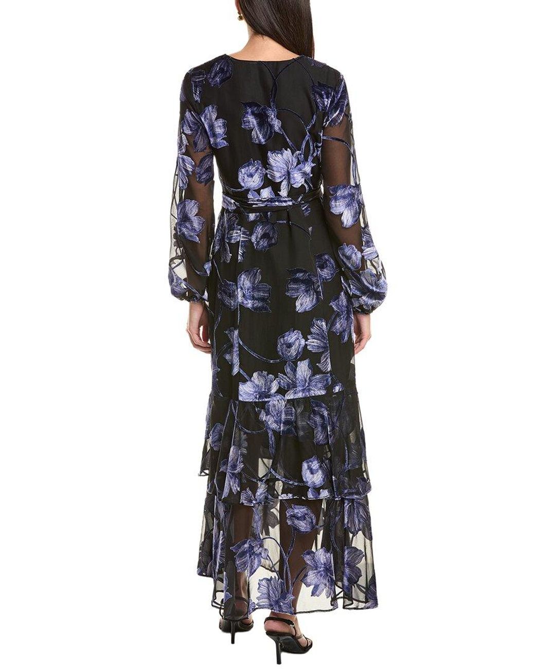 Hutch Black Genevieve Maxi Wrap Dress