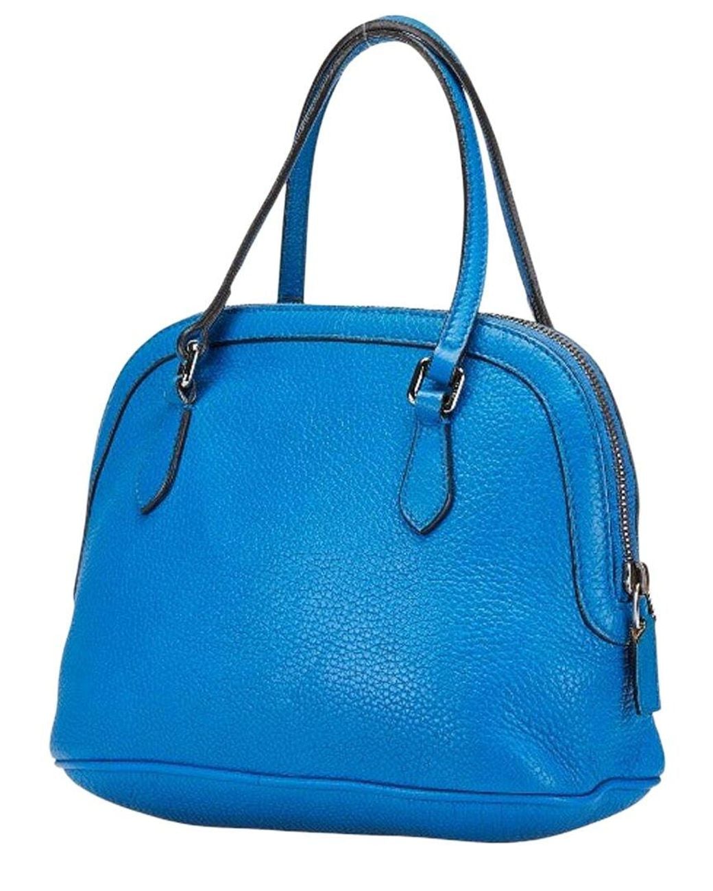 Gucci Blue Others 2Way Handbag (Authentic Pre-Loved)