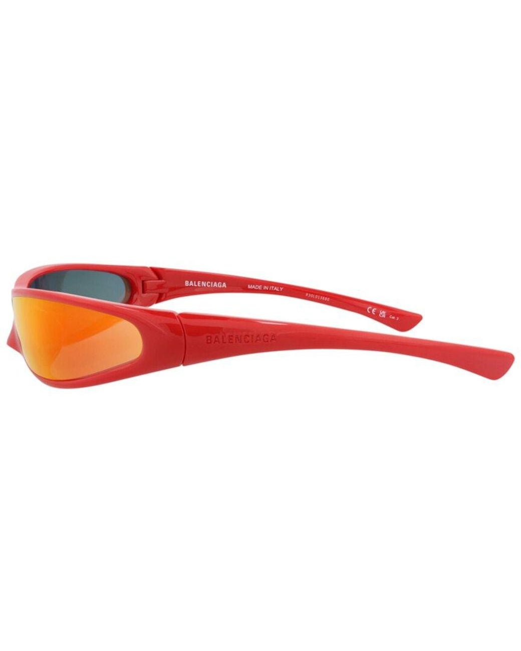 Balenciaga Red Bb0383S 76Mm Sunglasses