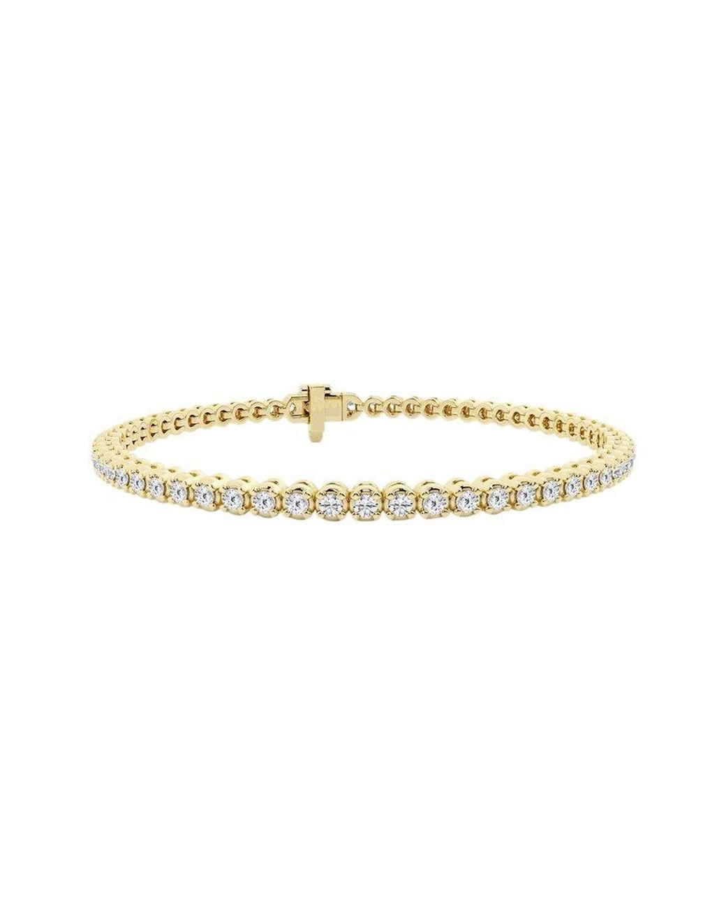 Lab Grown Diamonds White 14K 2.00 Ct. Tw. Lab Grown Diamond Bracelet