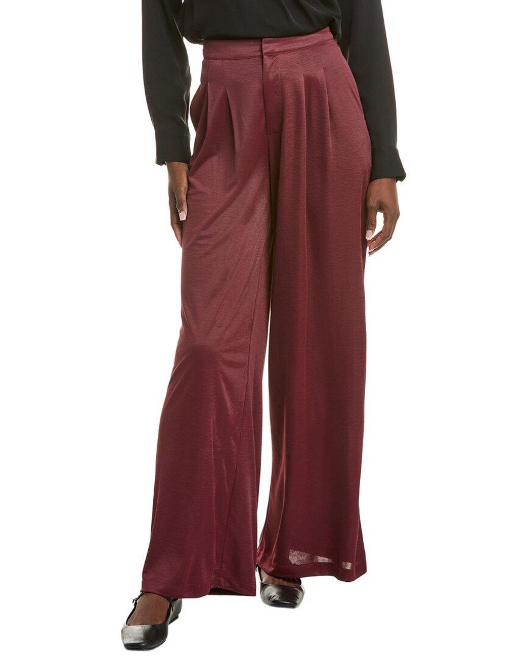 CELESTINE SEI Red Solid Pant