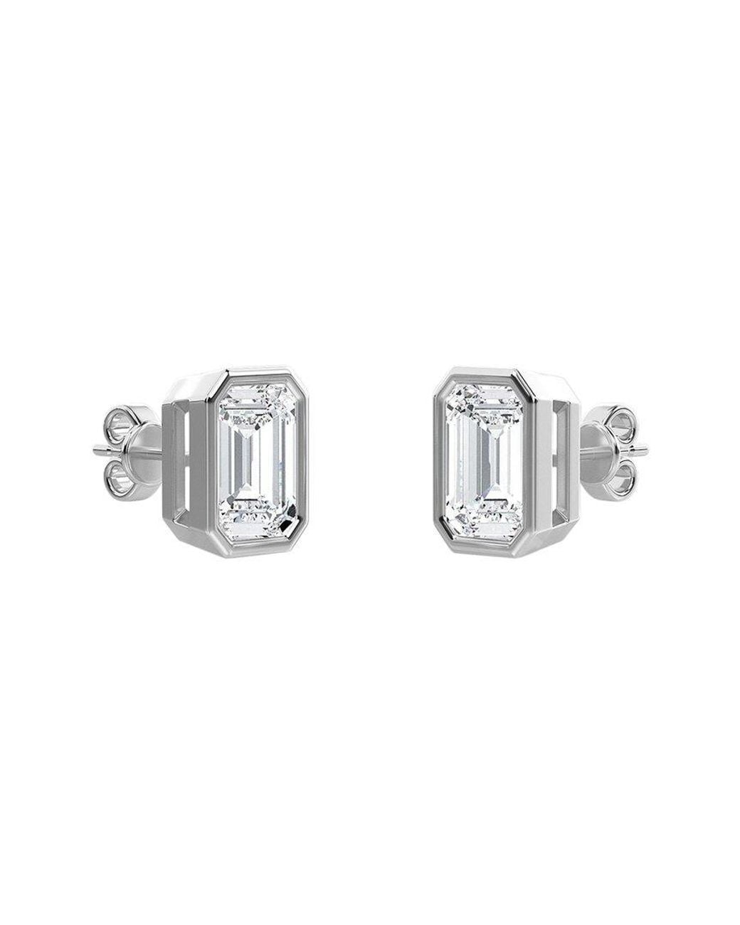 Diana M Metallic Diana M. Fine Jewelry 14k 1.04 Ct. Tw. Lab Grown Diamond Studs