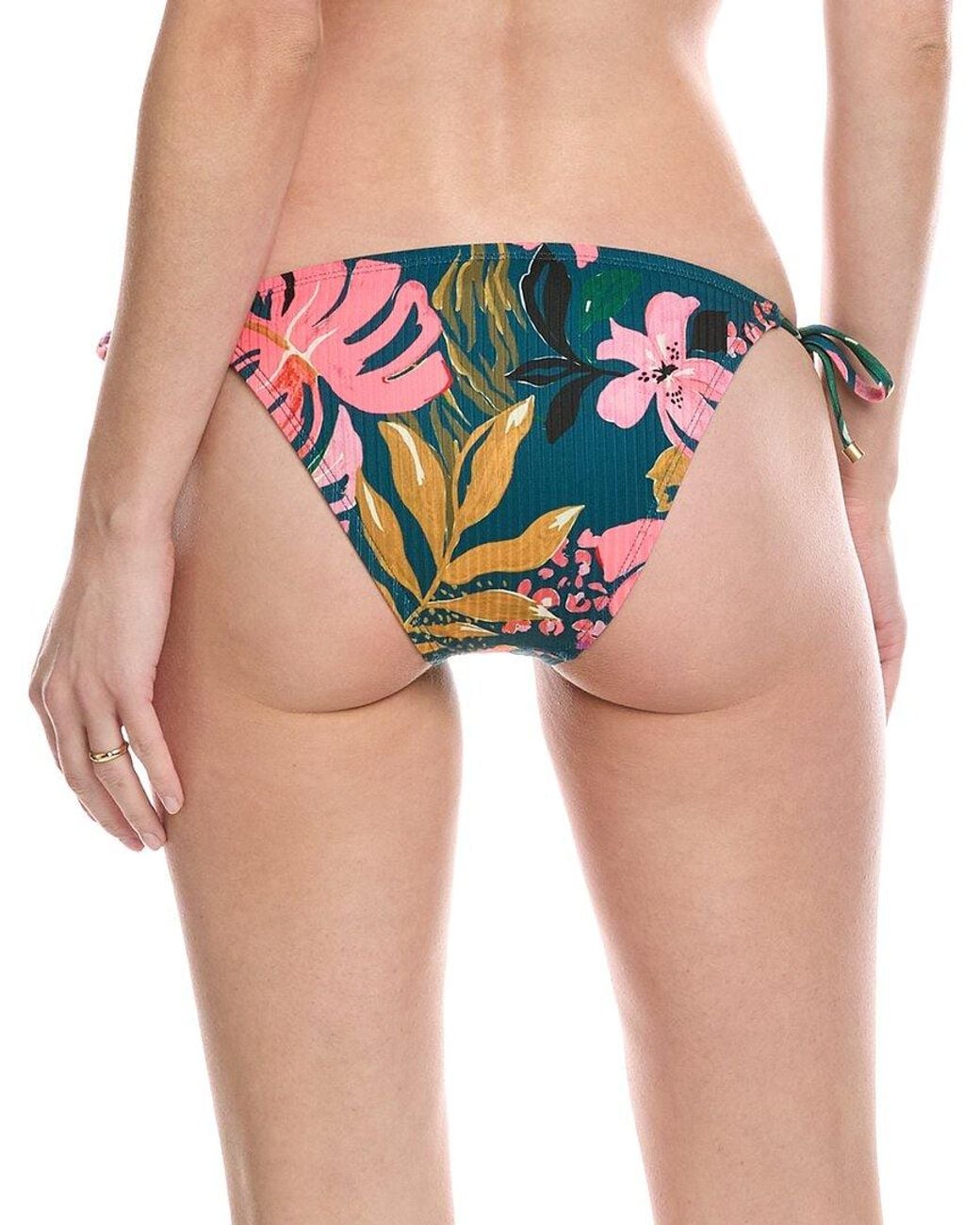 Vitamin A Green Elle Tie Side Bikini Bottom