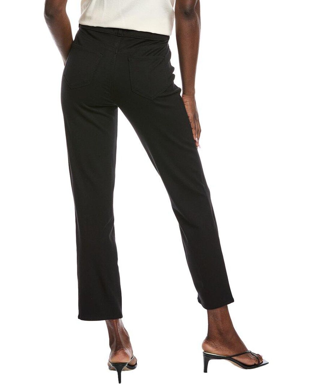 L'Agence Black Alexia High-Rise Crop Cigarette Jean