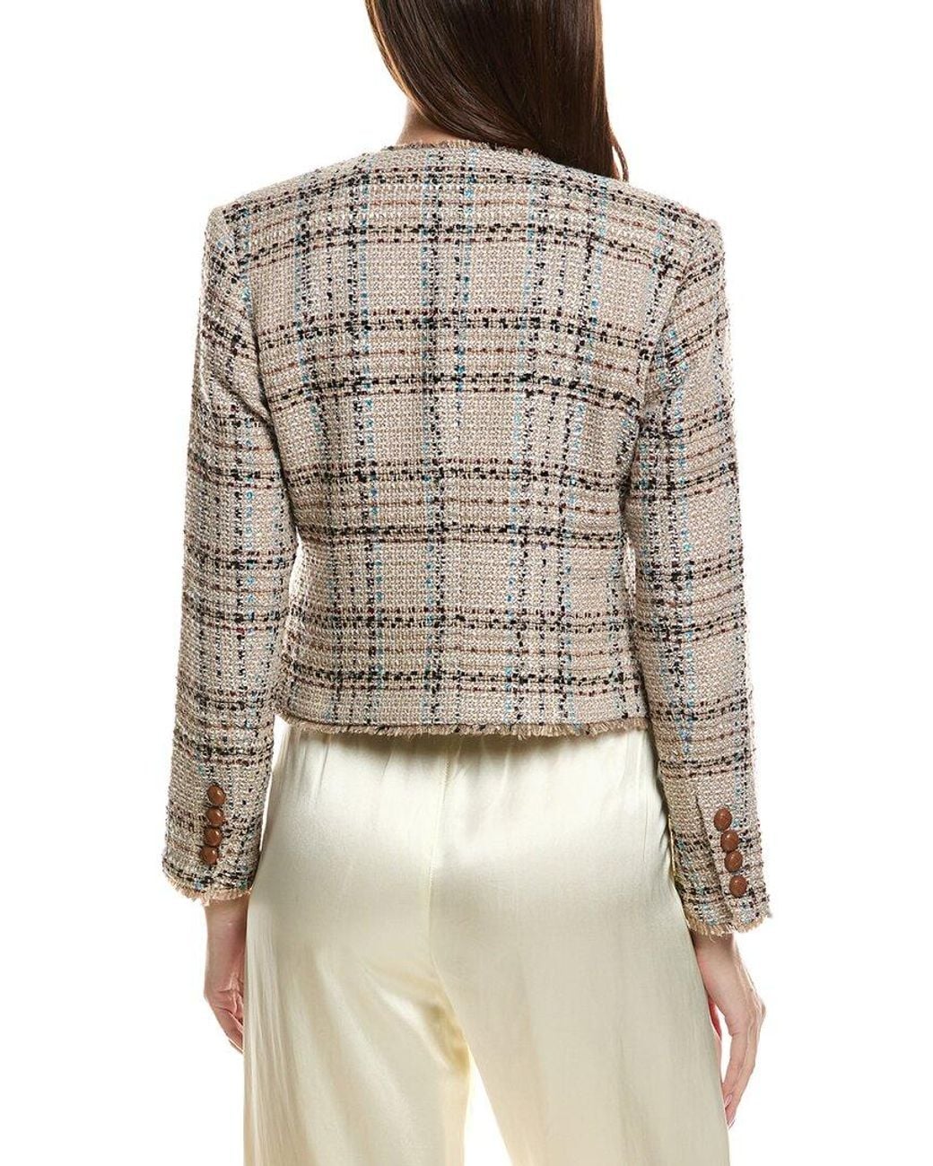 tyler boe Gray Randy Hyland Boucle Jacket
