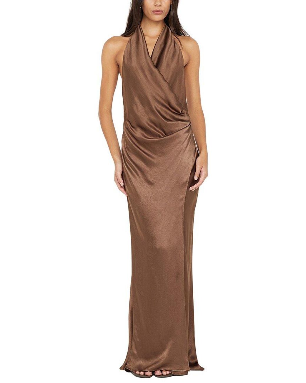 Bec & Bridge Brown Elisia Maxi Dress