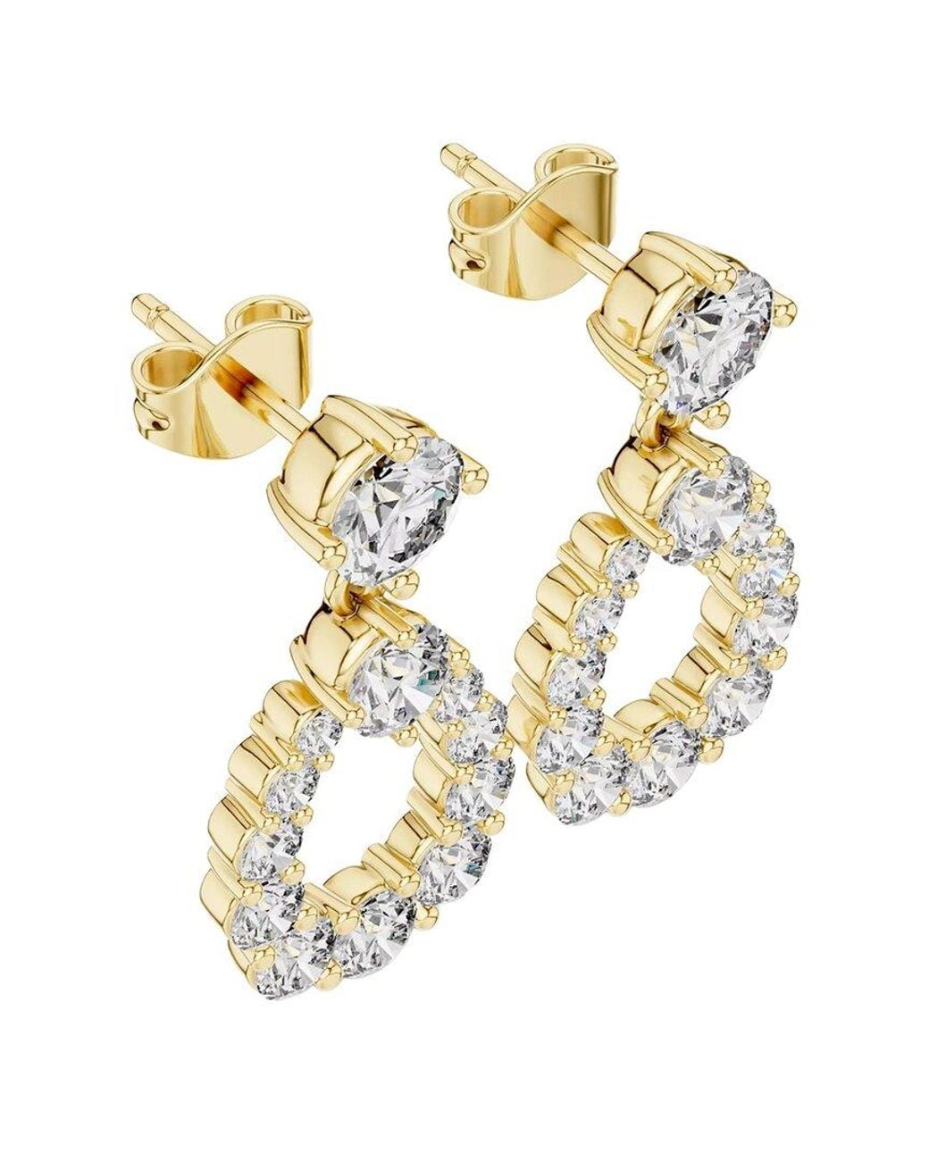 Lab Grown Diamonds White 14K 3.30 Ct. Tw. Lab-Grown Diamond Earrings